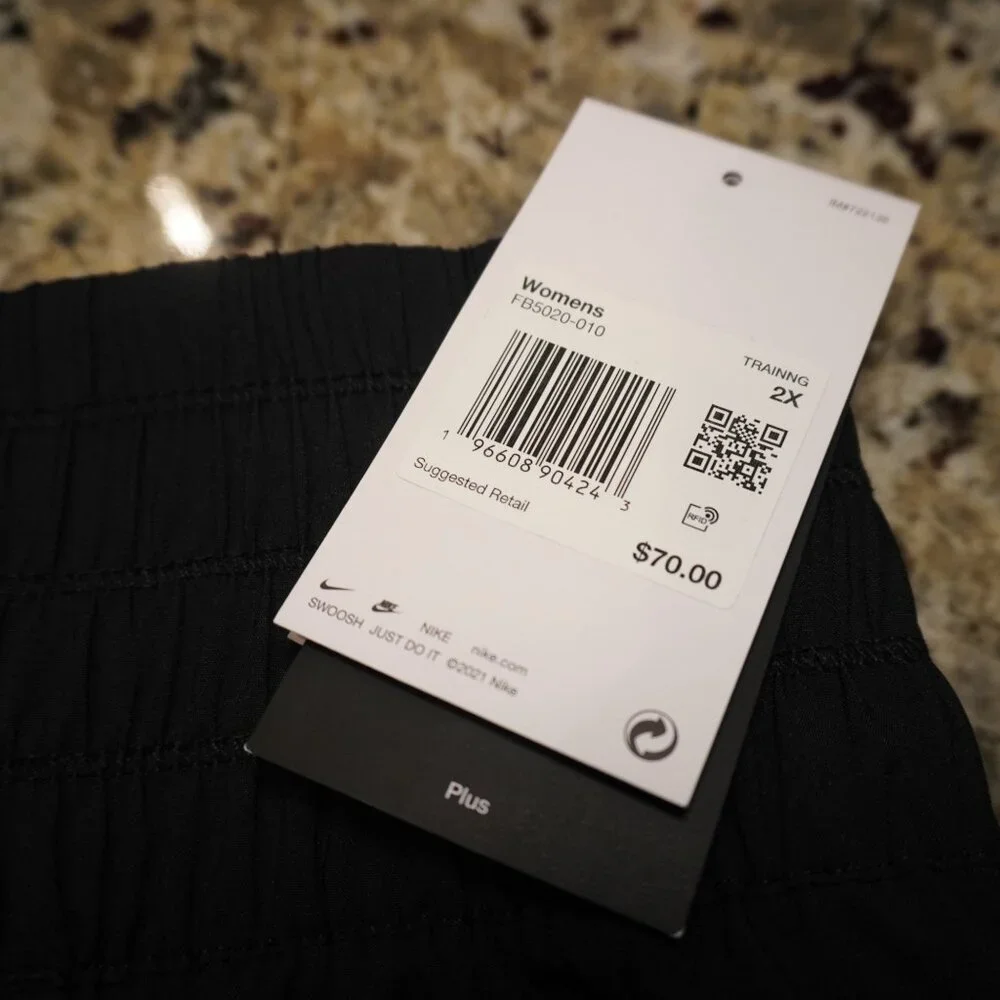 NWT- Nike- Black Dri Fit- Women's Plus 2X Training Pants - Picture 3 of 4